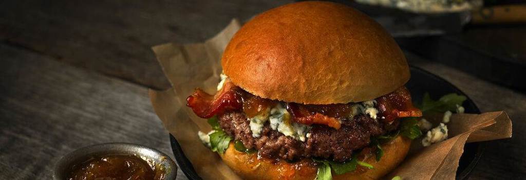 Blue Cheese, Bacon and Fig Heaven Burger