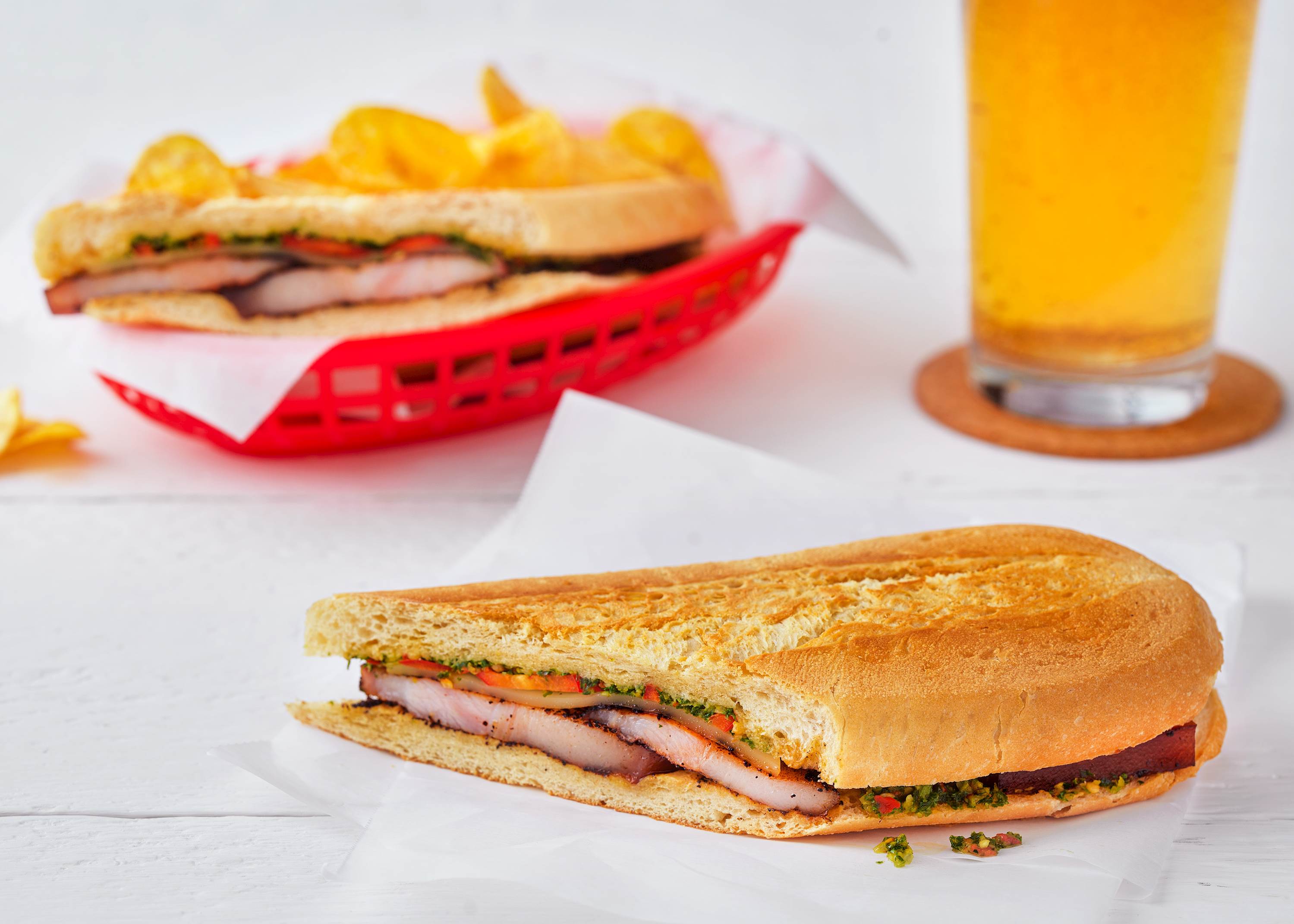 Espresso Rubbed Pork Belly Cuban Sandwich Recipe