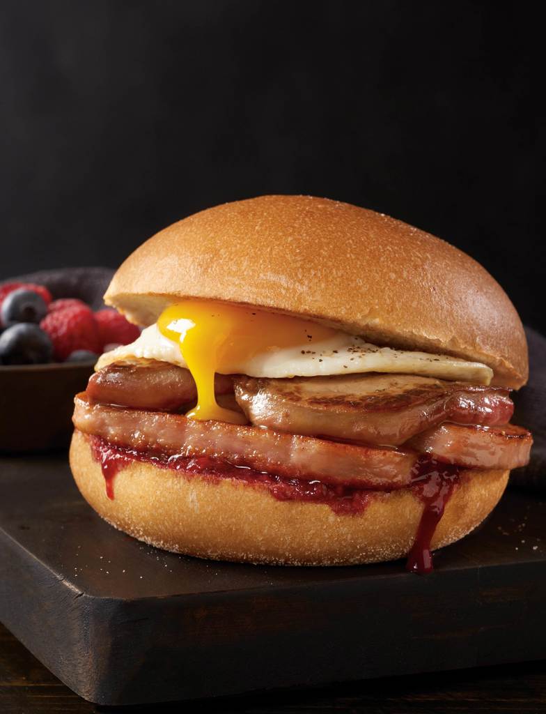Korean Fried Chicken Breakfast Sandwich