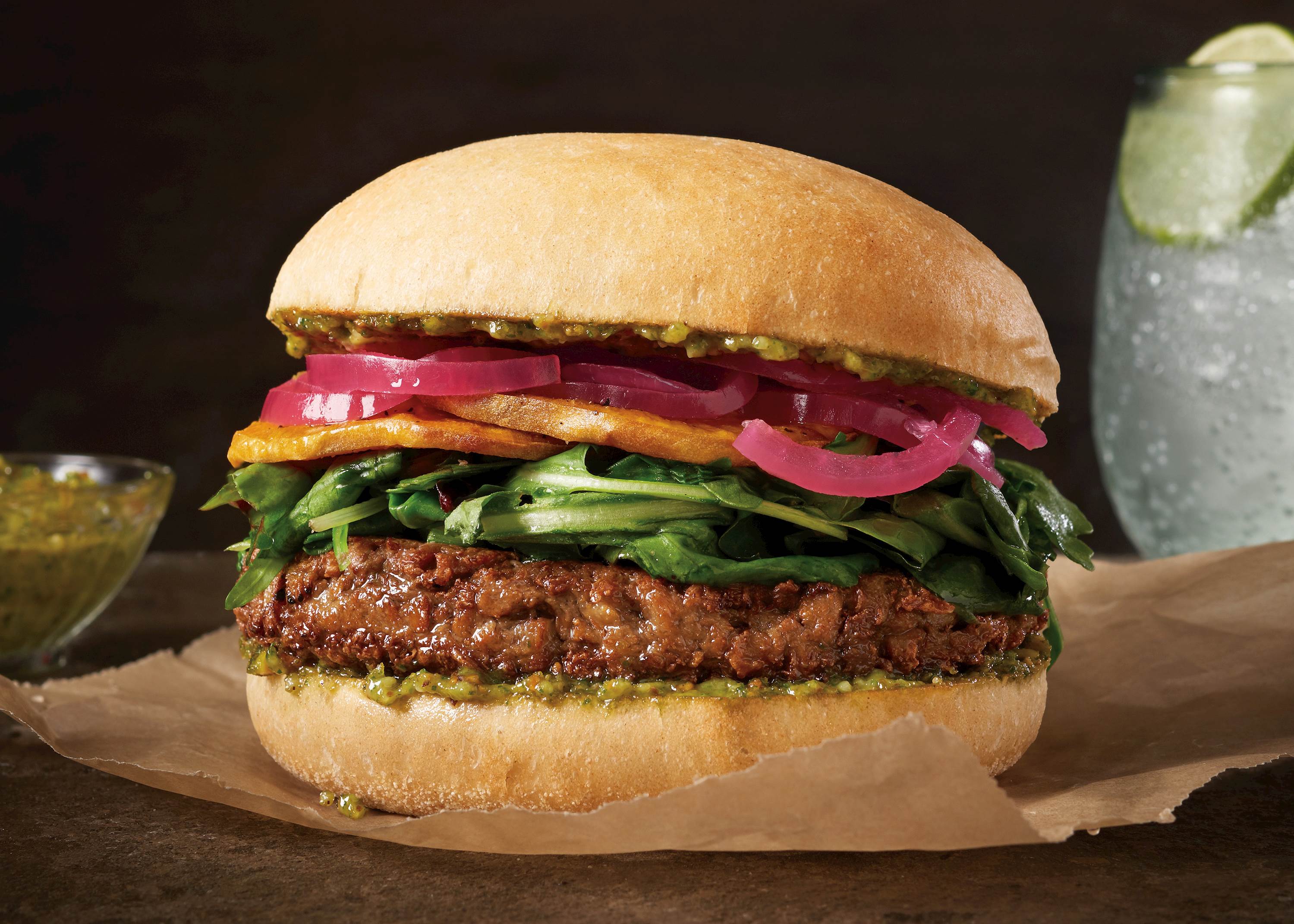 Vegan Meatless Pistachio Burger Recipe