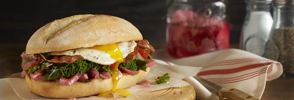 5480 Braised Greens & Egg Sandwich Recipe