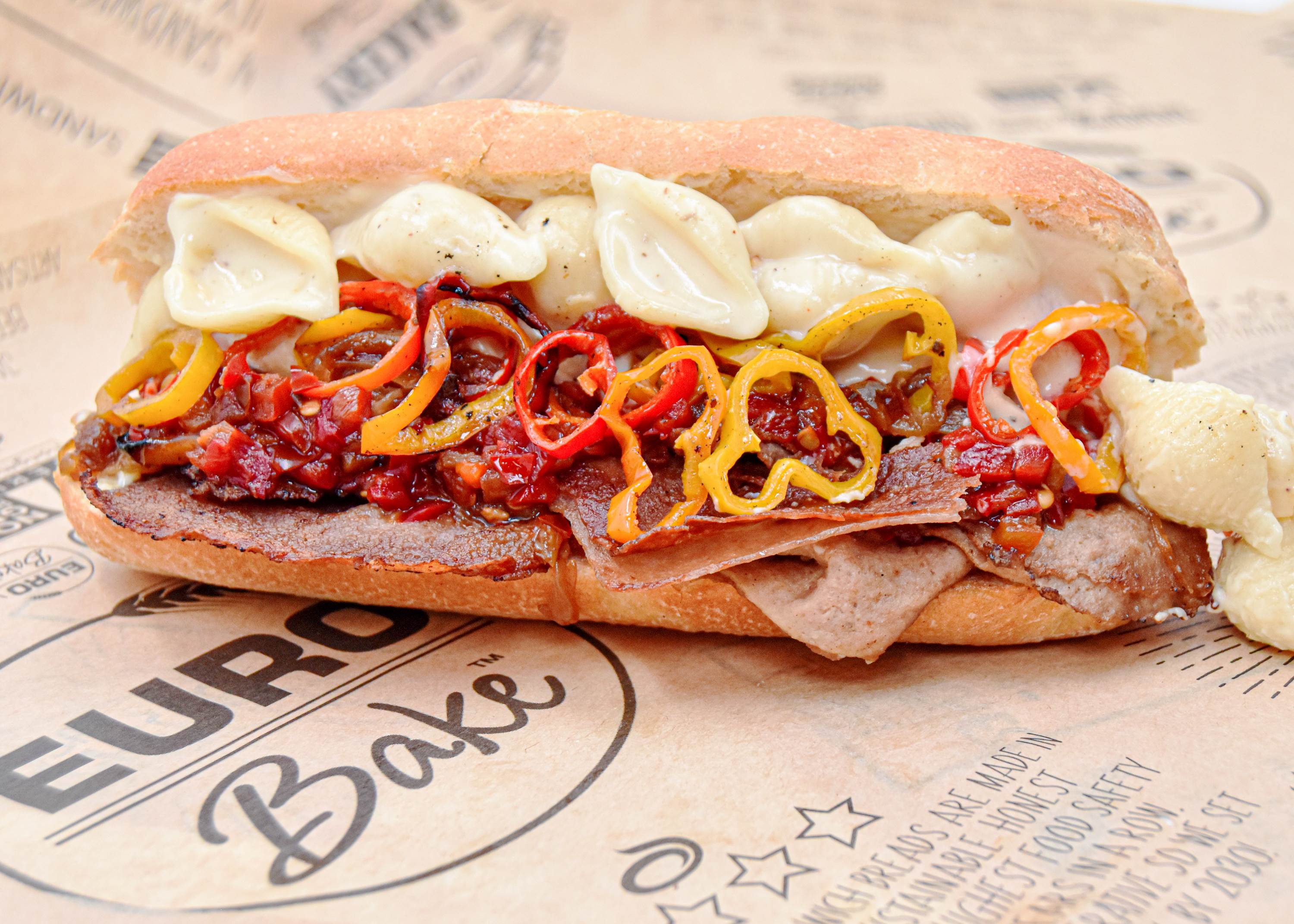 Mac & Cheesesteak Sandwich Recipe