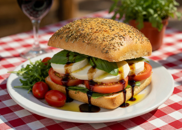 Caprese Sandwich on Herb Ciabatta | Euro-Bake Recipe