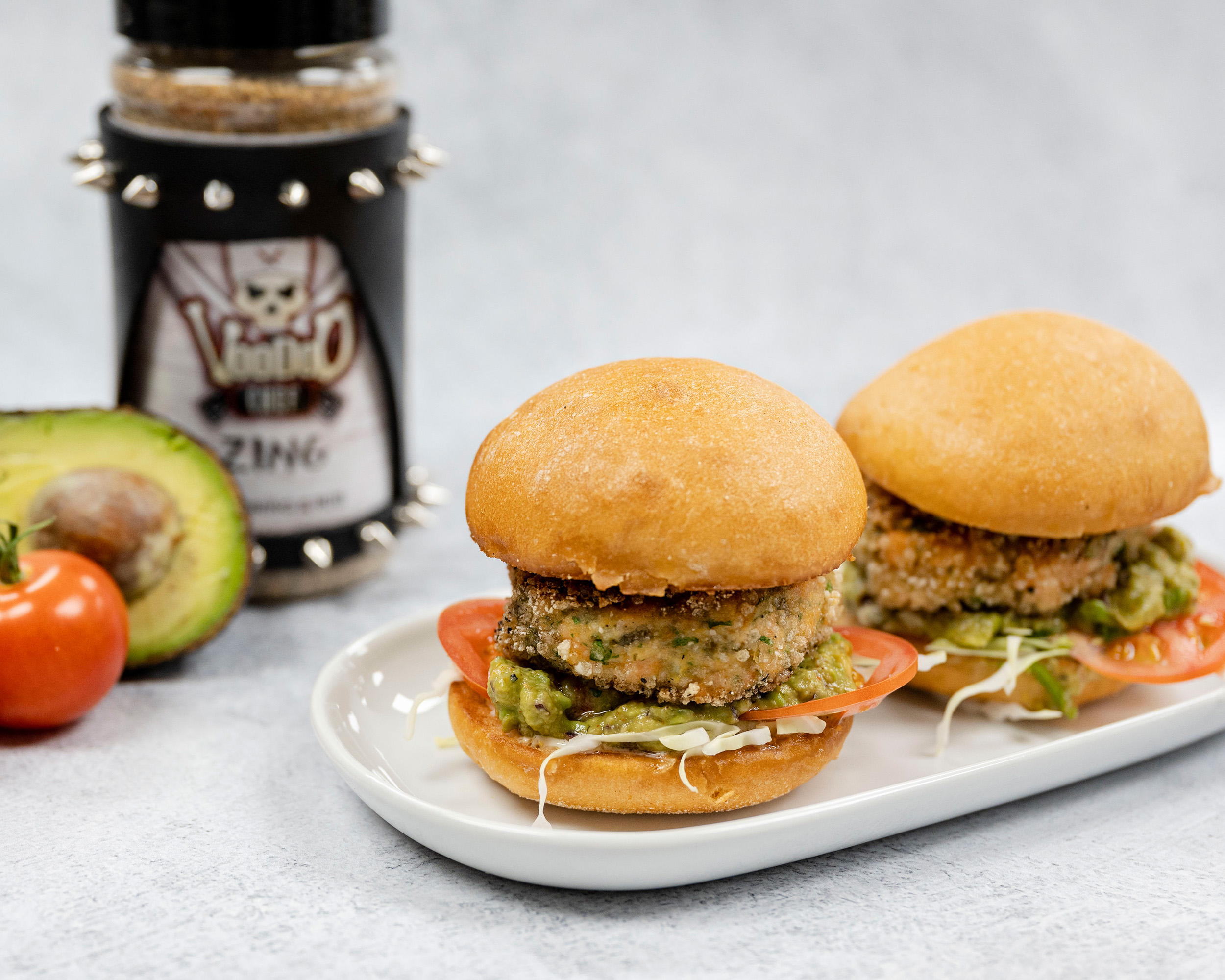 Zing Salmon Burger Slider Recipe