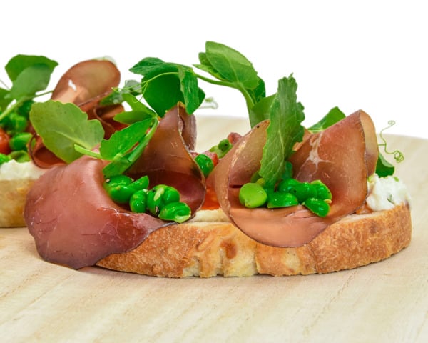 Beef Bresaola Bruschetta Recipe