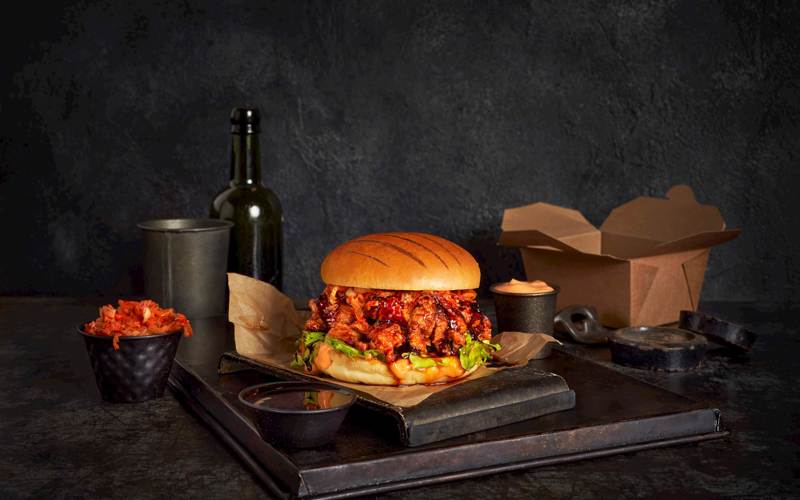 BBQ Korean Fried Chicken Burger Recipe