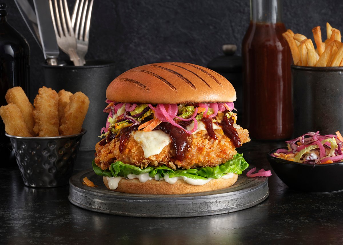 Barbecue Fried Chicken Sandwich Recipe